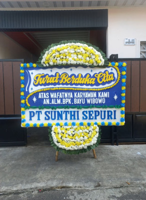 Papan Bunga Duka di Perintis